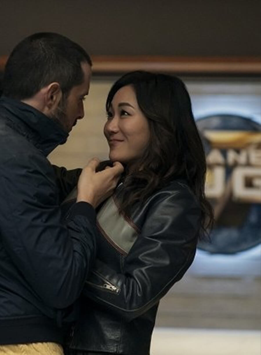 karun Fukuhara The Boys S05 Black Leather Jacket
