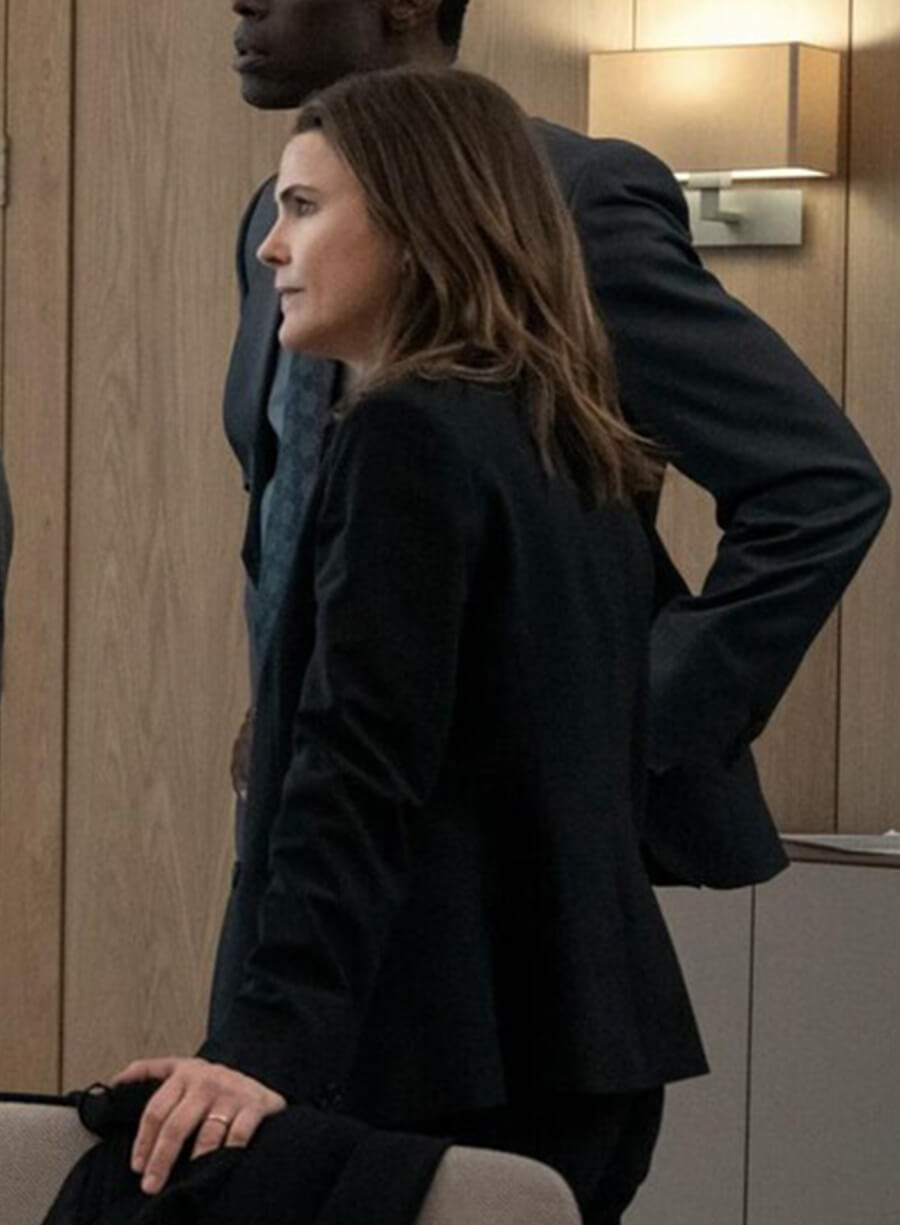 Kate Wyler The Diplomat Black Blazer