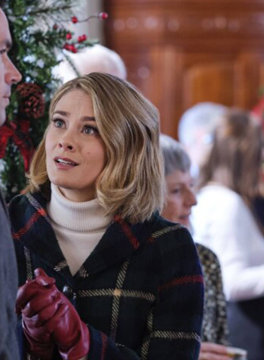 Katherine Ghosts Of Christmas Always Checkered Coat
