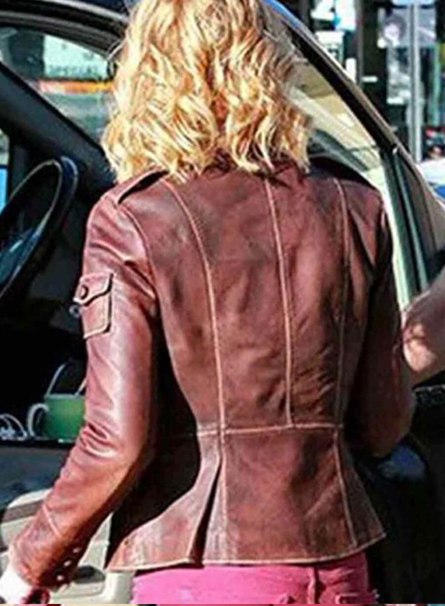 Katherine Heigl Leather Jacke