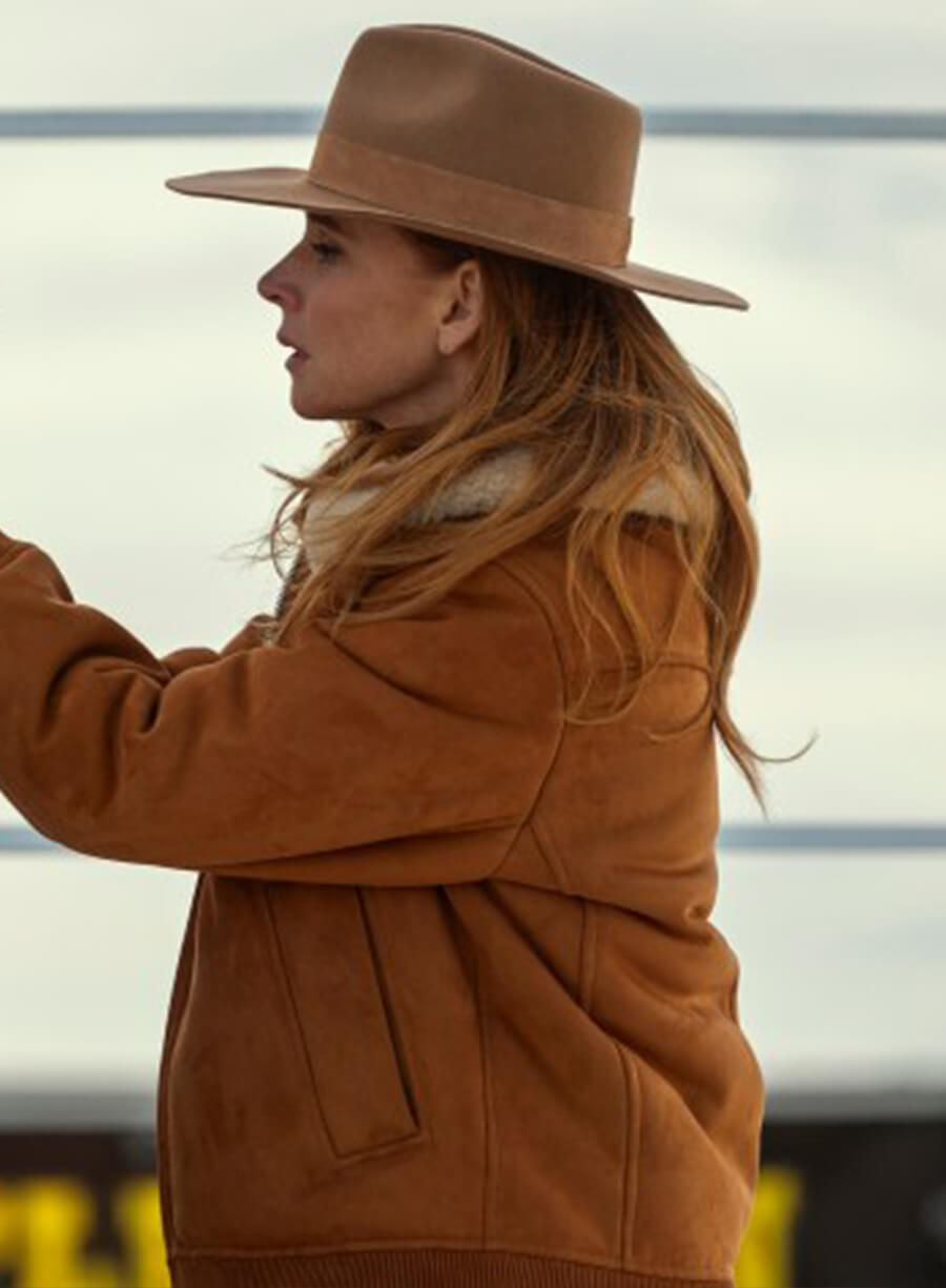 Katherine Walter My Life with the Walter Boys Suede Jacket