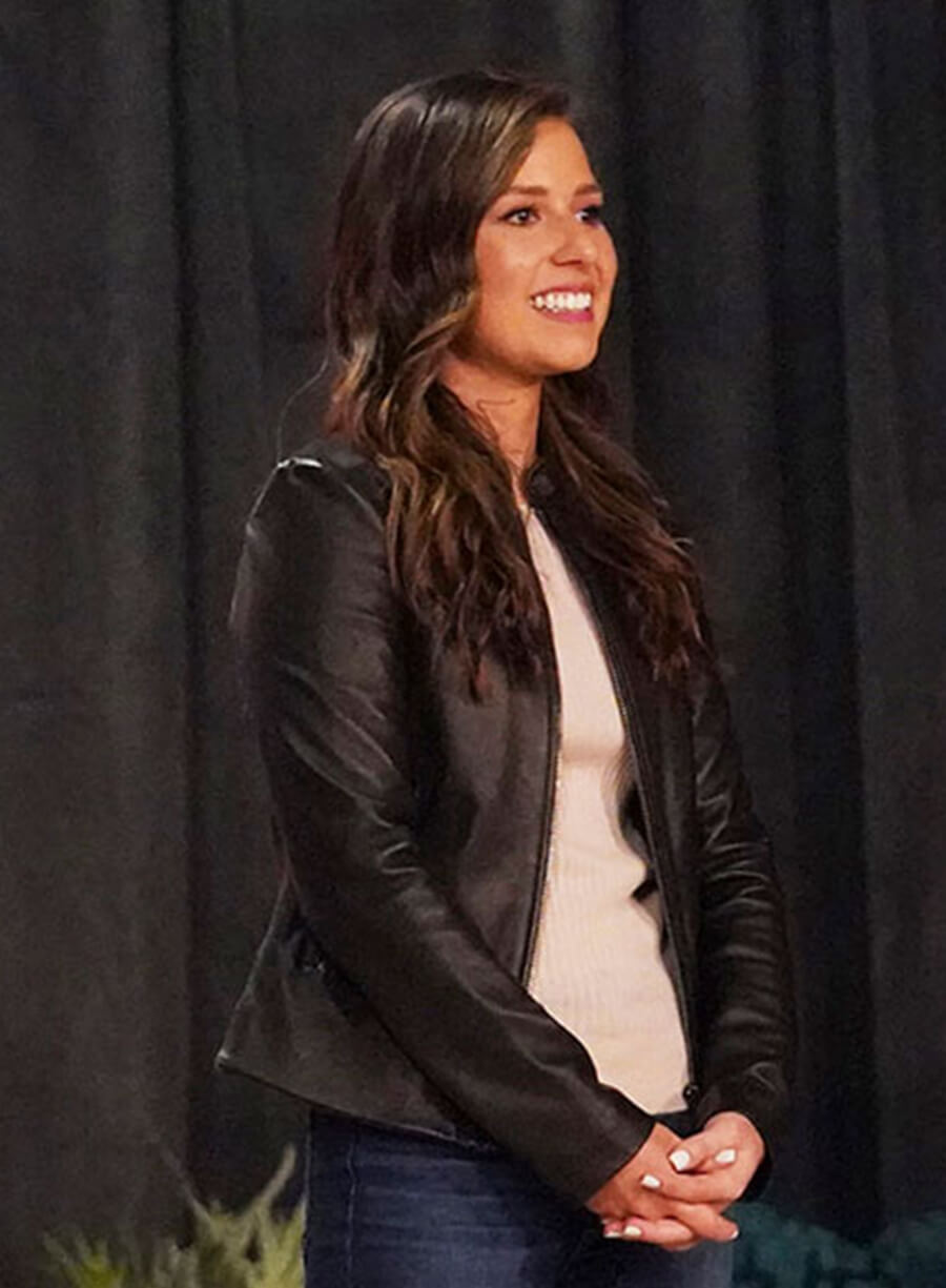 Katie Thurston The Bachelorette Black Leather Jacket