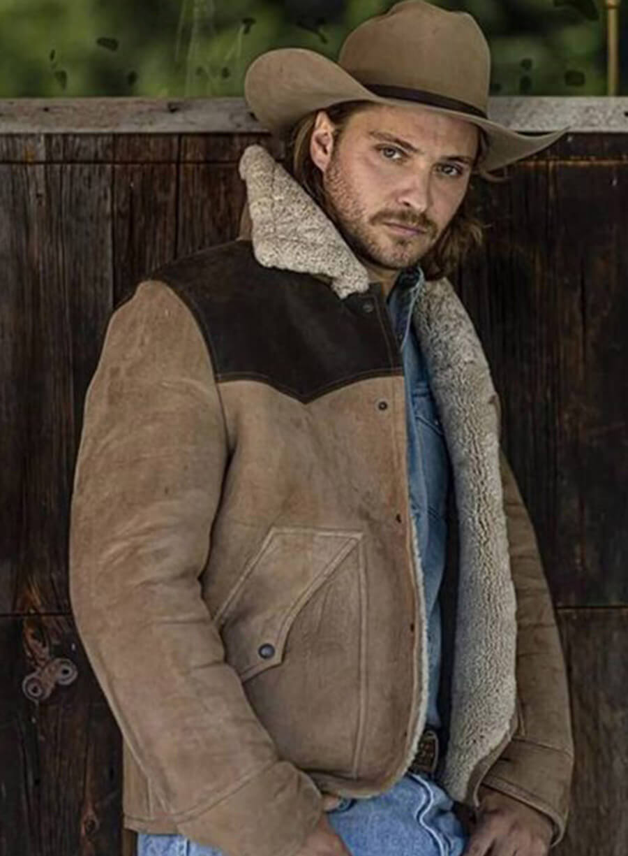 Kayce Dutton Suede Leather Jacket