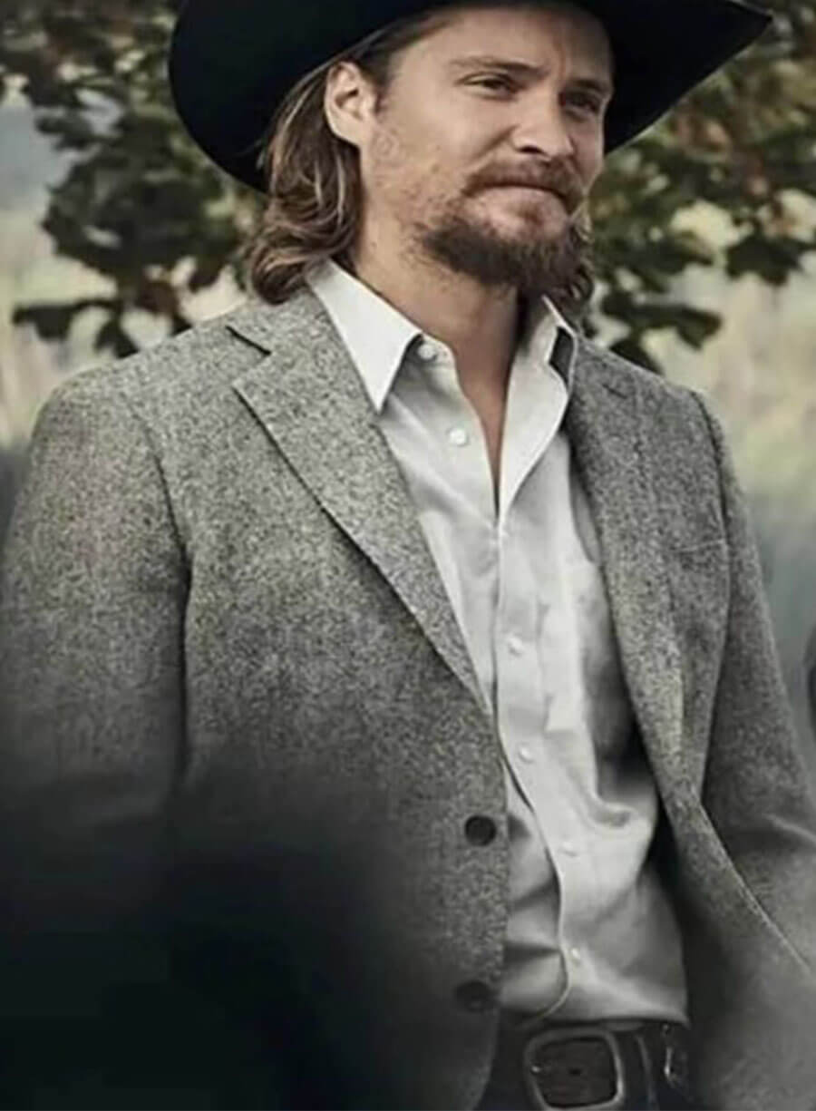 Kayce Dutton Wool Grey Blazer