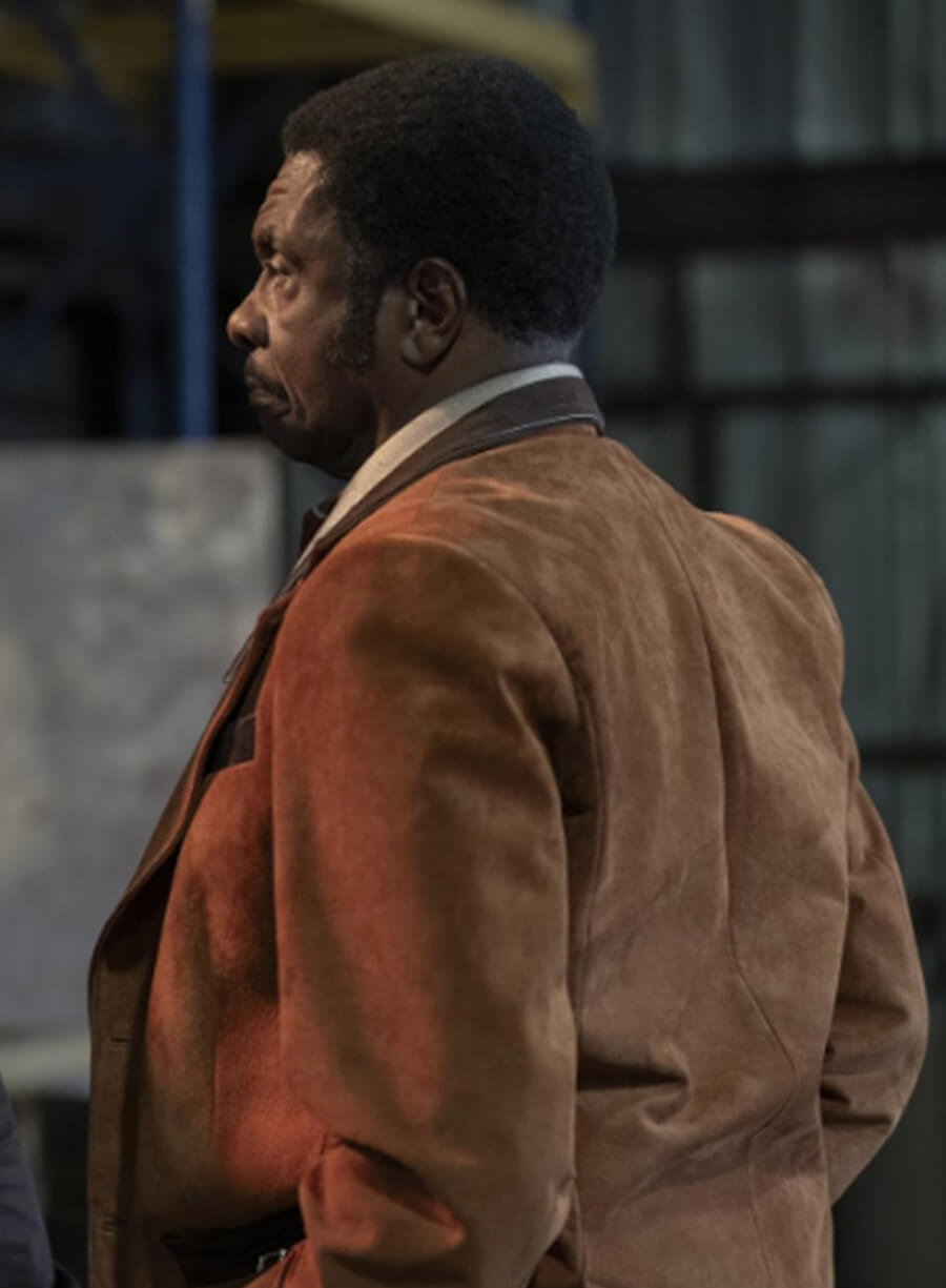 Keith David Duster 2025 Brown Leather Blazer