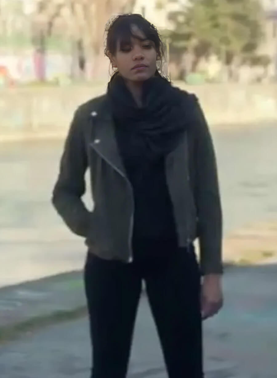 Kelly Kwitny The Recruit Green Suede Leather Jacket