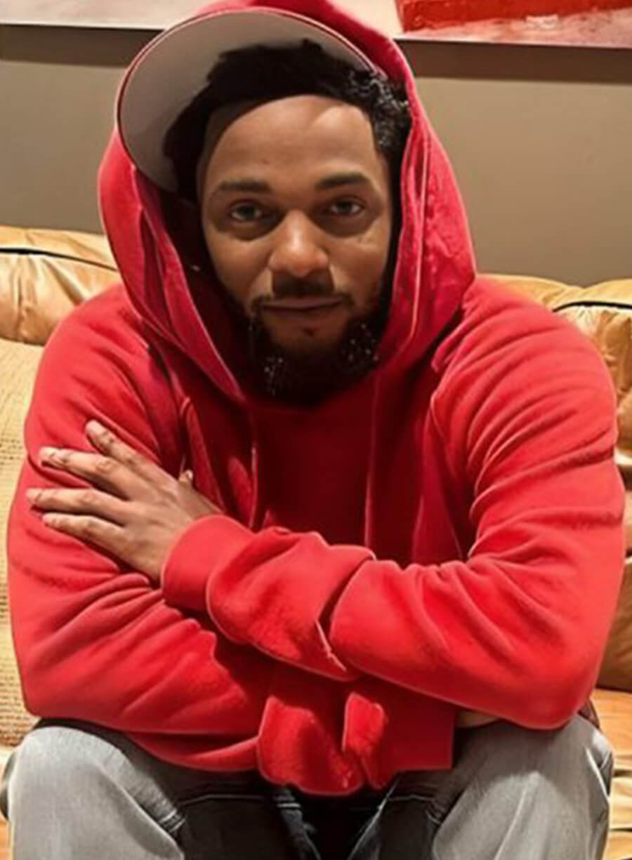 Kendrick Lamar Red Pullover Hoodie
