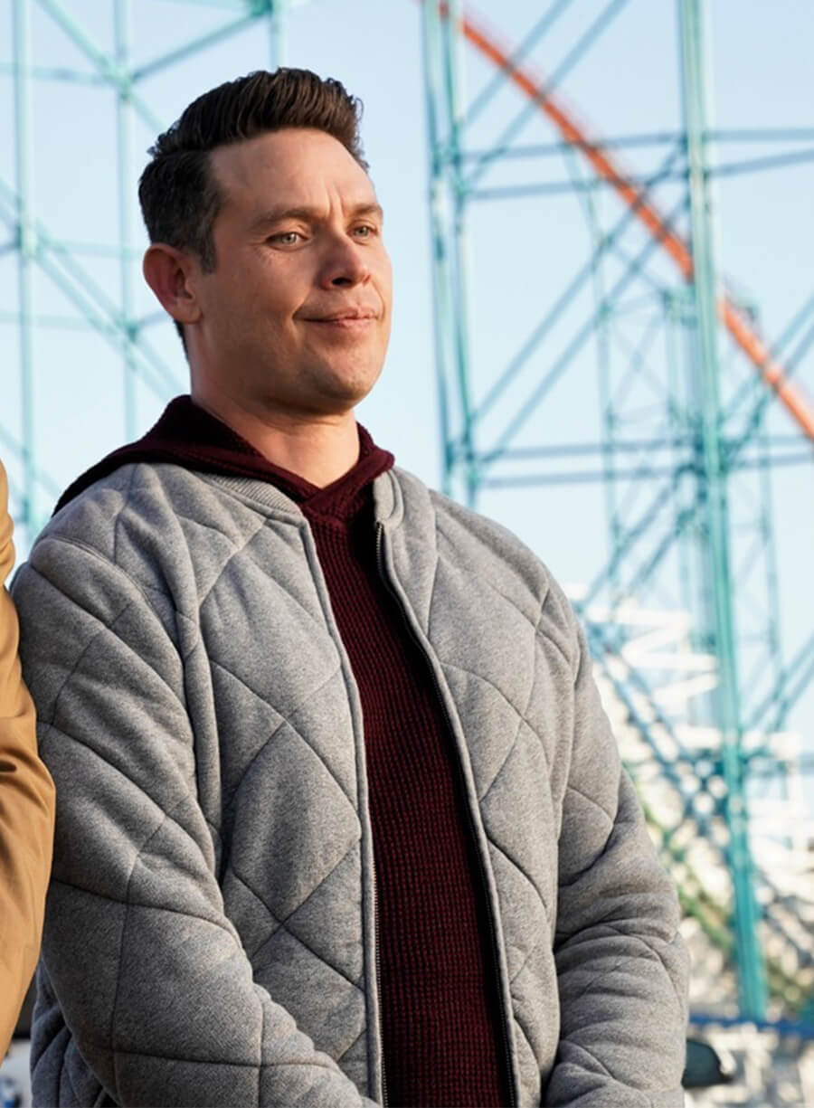 Kevin Alejandro Dan Lucifer S03 Grey Jacket