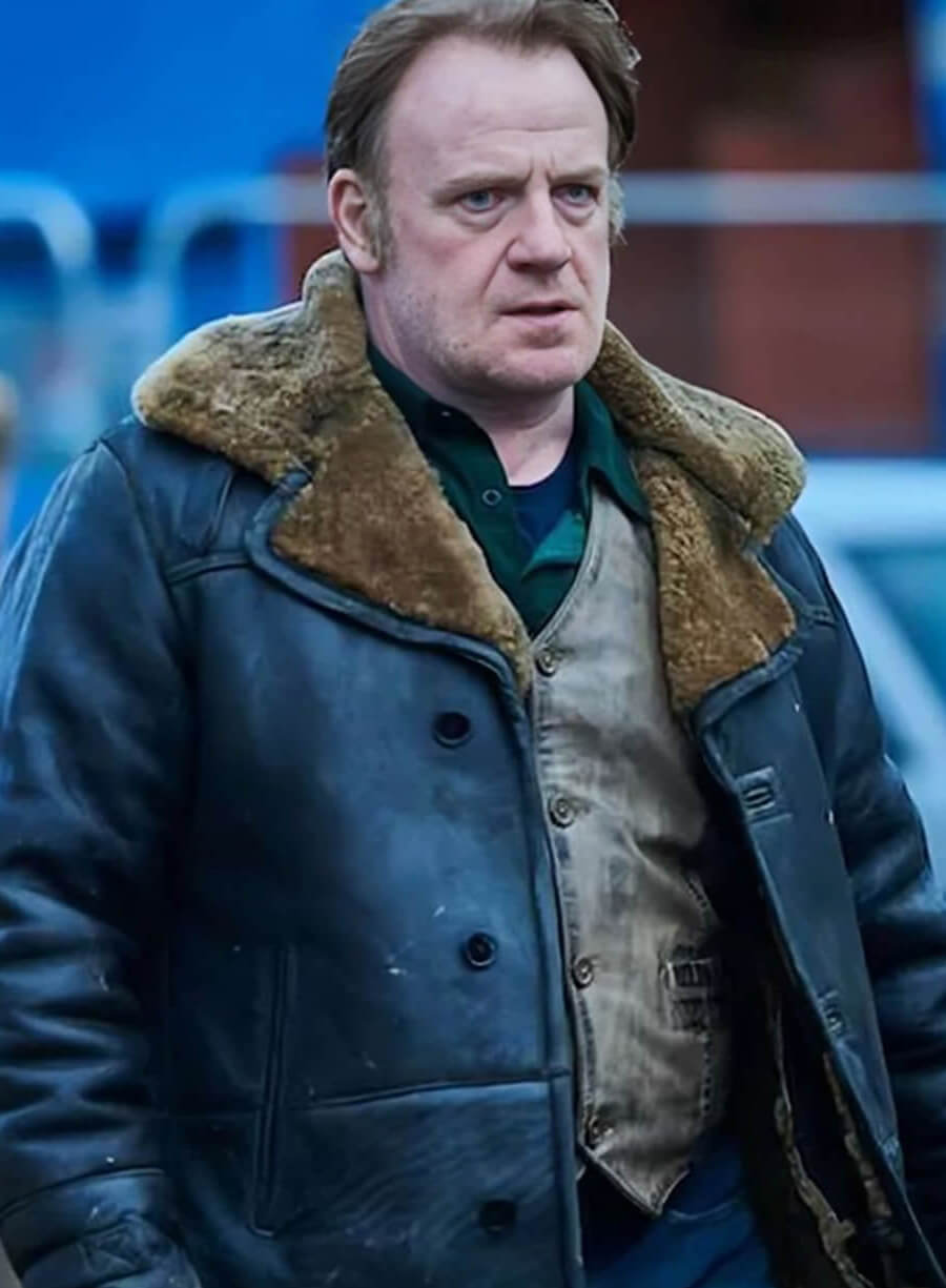 Kinney Edwards Gangs of London Brown Leather Coat