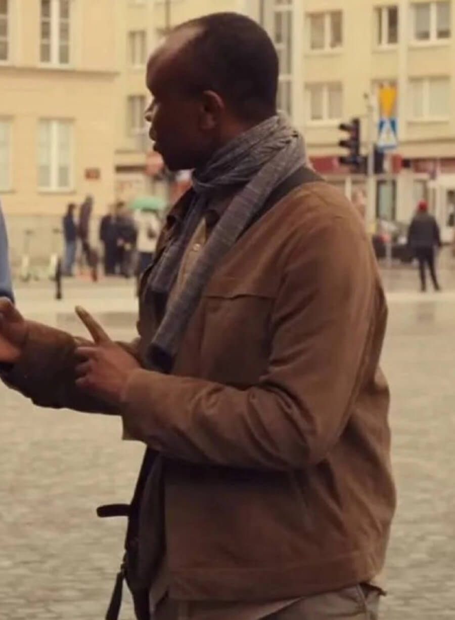 Kurt Egyiawan A Real Pain Brown Jacket