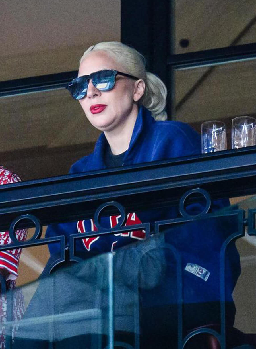Lady Gaga Paris 2024 Olympics Blue Sweatshirt