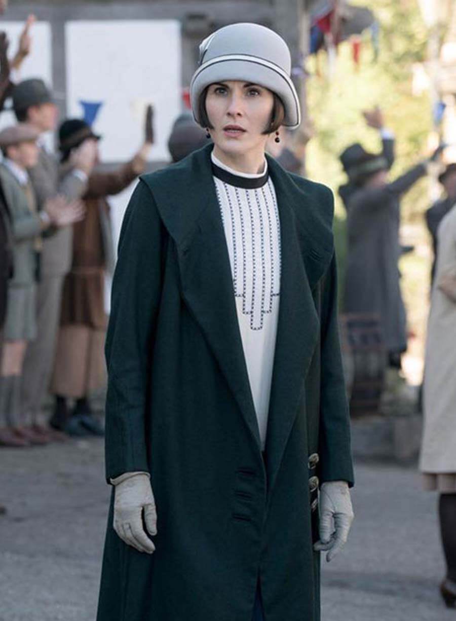 Lady Mary Downton Abbey Green Coat