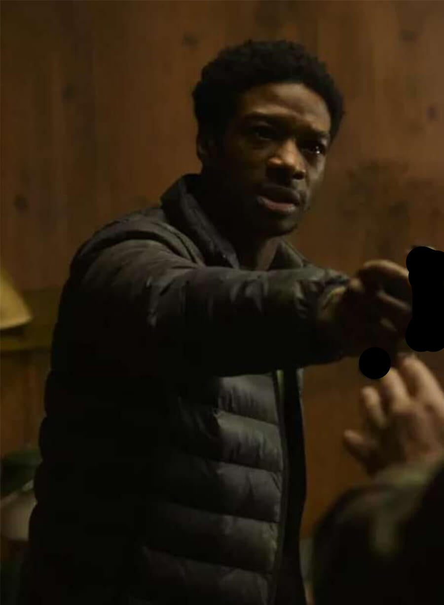 Lamar Johnson The Last of Us Black Puffer Jacket