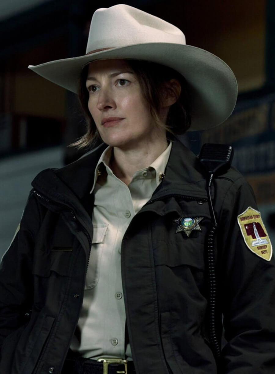 Lanterns 2026 Kelly Macdonald Black Jacket