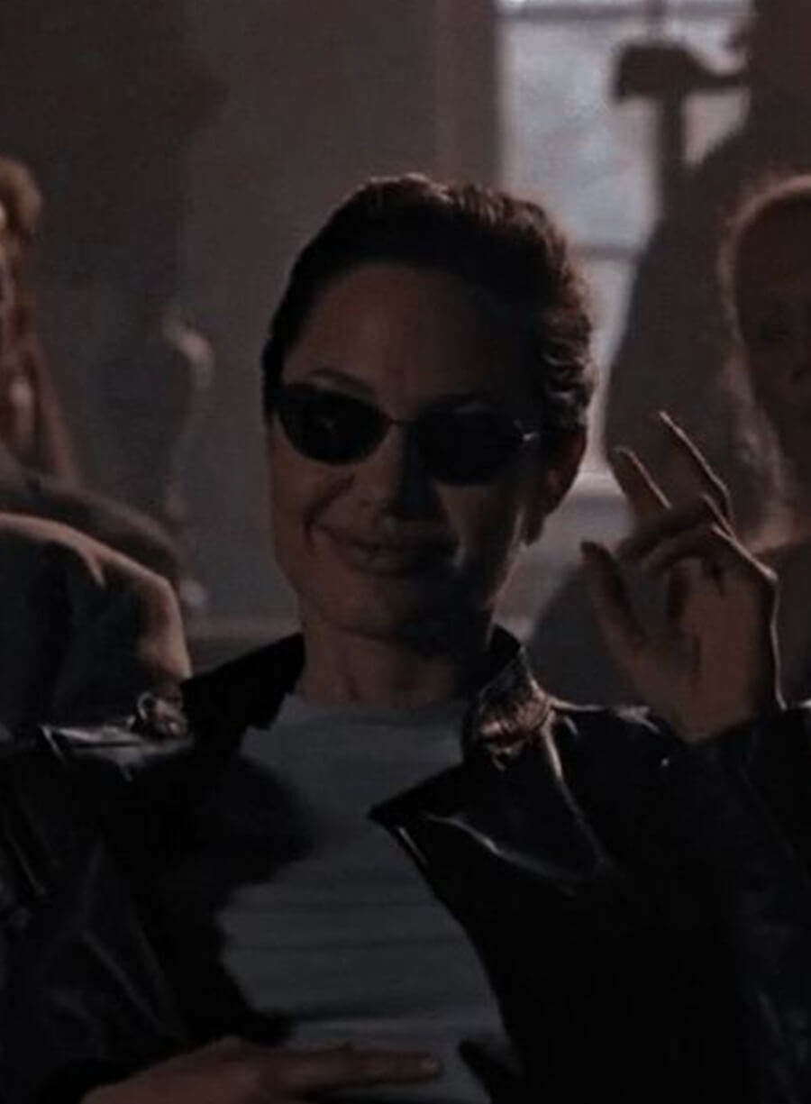 Lara Croft Tomb Raider Black Leather Jacket