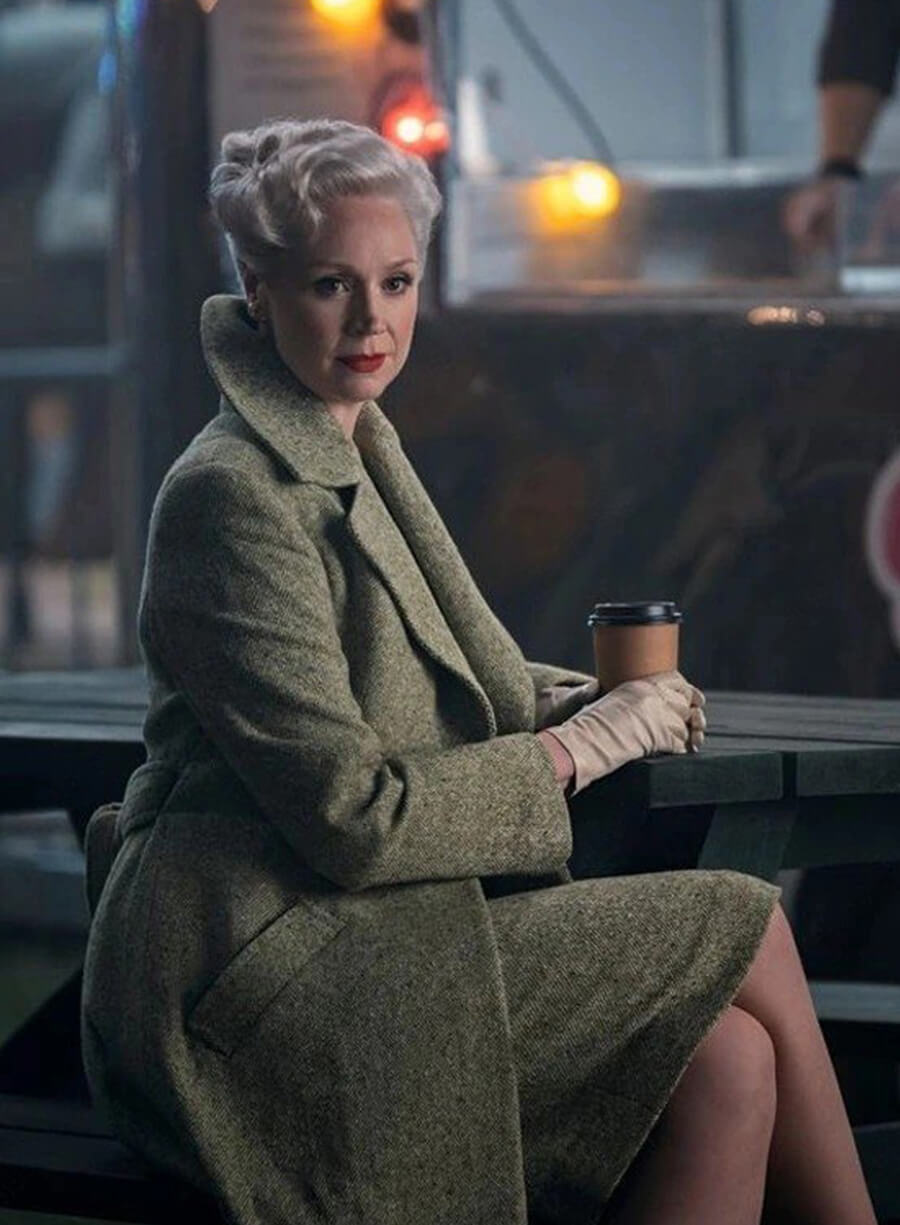 Larissa Weems Wednesday Green Coat