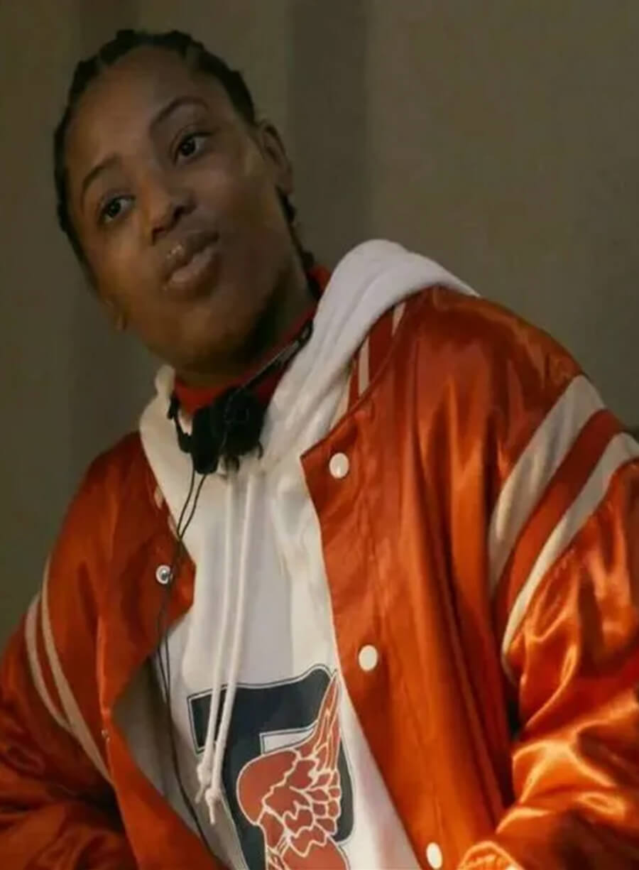 Laverne Thomas Power Book III Raising Kanan Orange Jacket