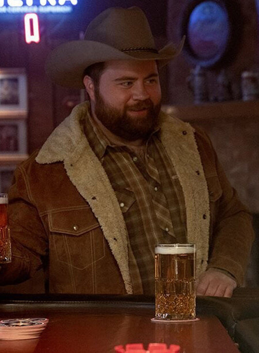 Lefty Ledbetter Americana Shearling Suede Jacket