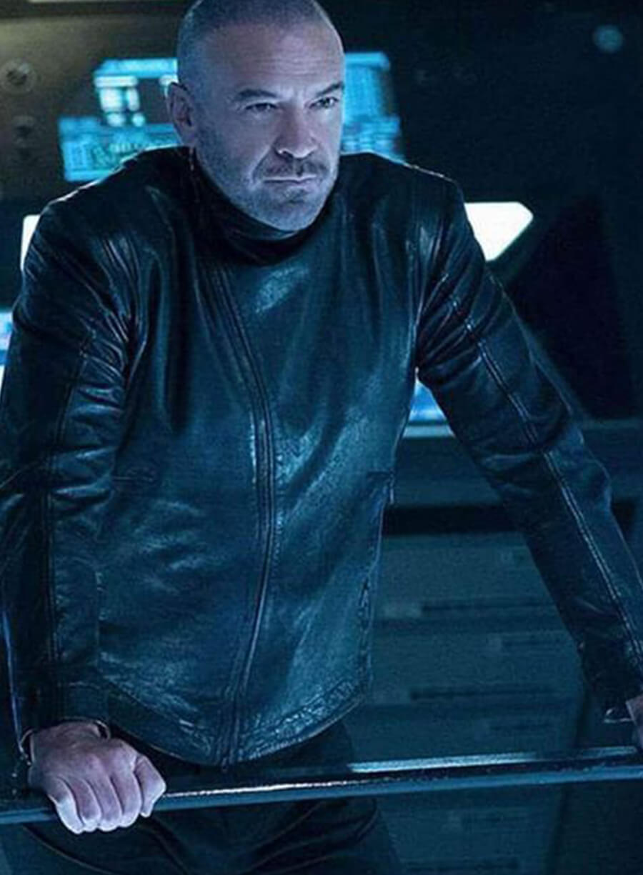 Leland Star Trek Discovery Black Leather Jacket