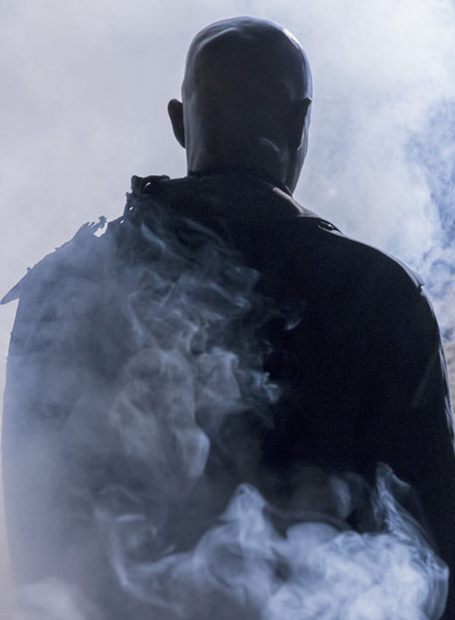 Lemuel Bridger Midnight Texas Black Wool Coat