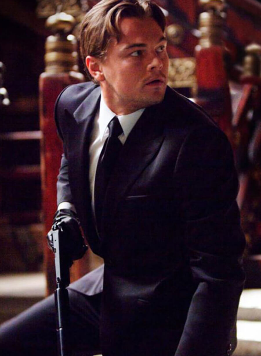 Leonardo DiCaprio Inception Black Blazer