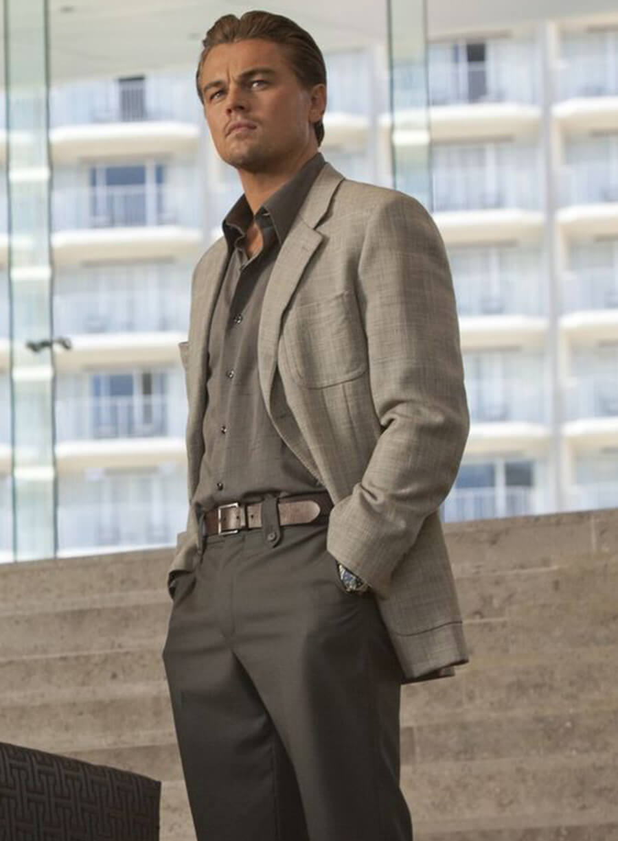 Leonardo DiCaprio Inception Grey Blazer
