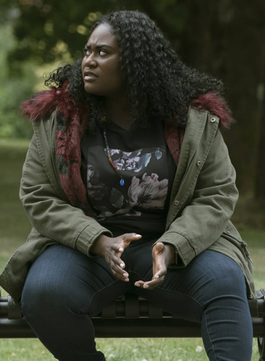 Leota Adebayo Peacemaker Green Parka Jacket