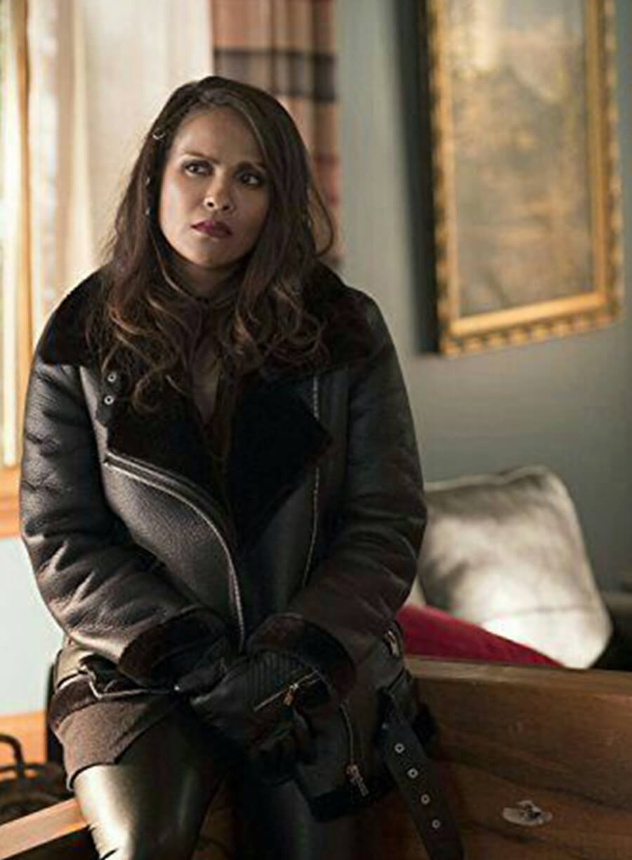 Lesley-Ann Brandt Lucifer Black Leather Jacket