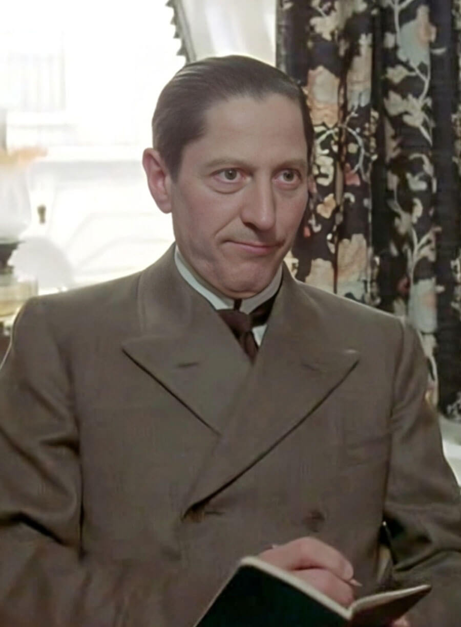 Lestrade The Adventures of Sherlock Holmes Brown Coat