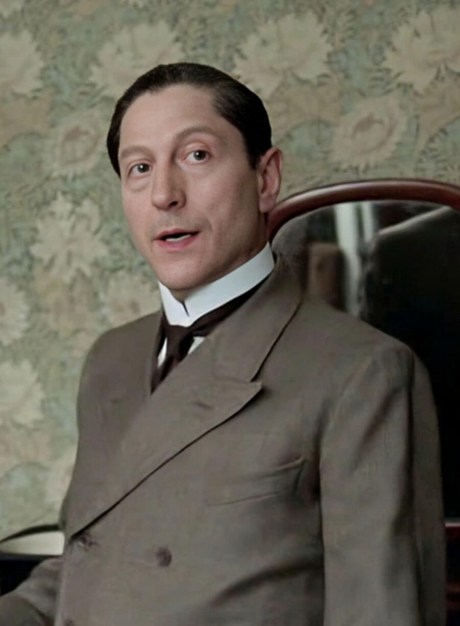 Lestrade The Adventures of Sherlock Holmes Brown Coat