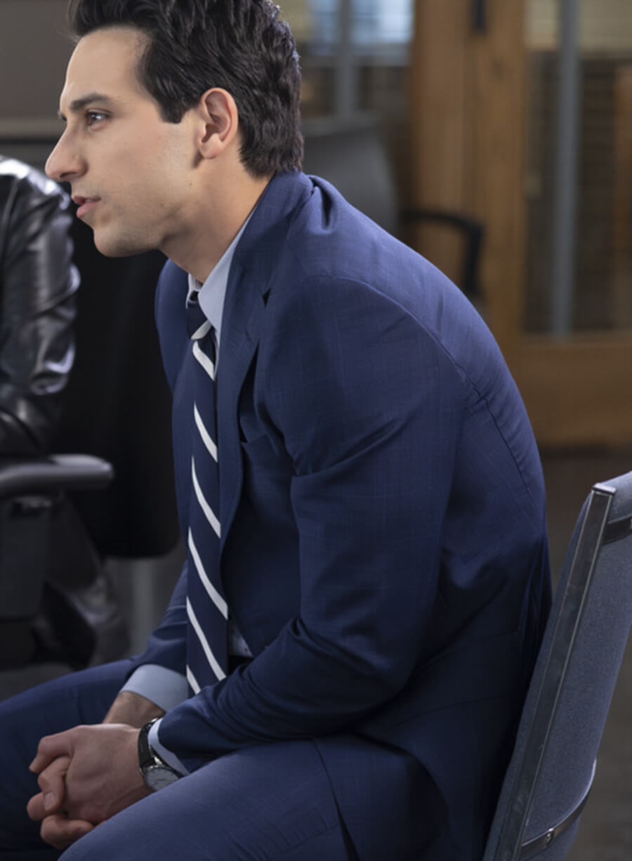 Lev Oz Osman High Potential S01 Blue Blazer