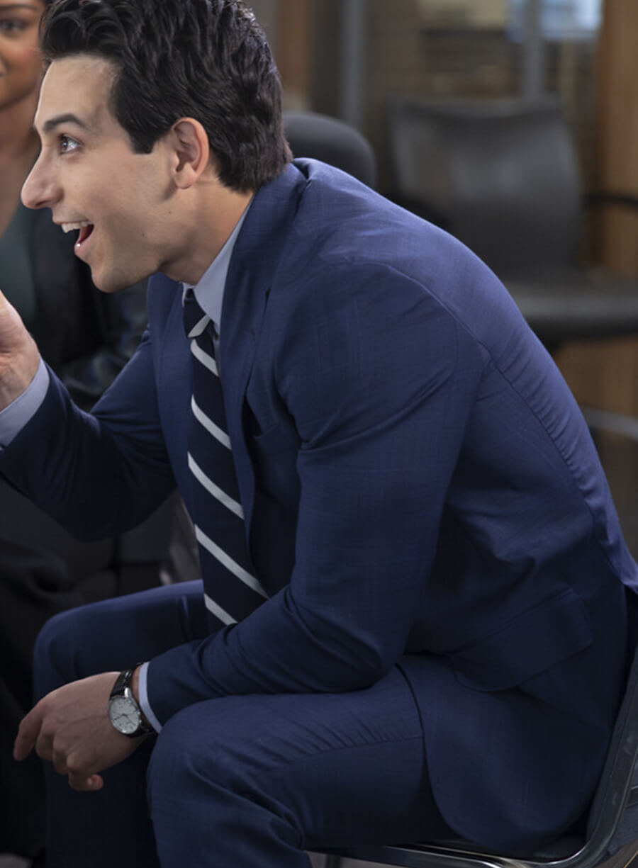 Lev Oz Osman High Potential S01 Blue Blazer