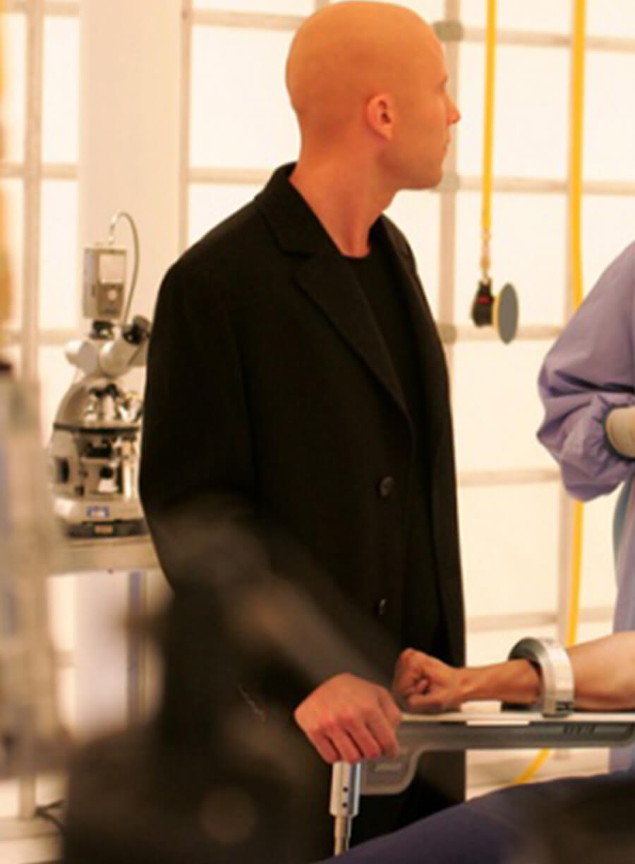 Lex Luthor Smallville Black Wool Coat