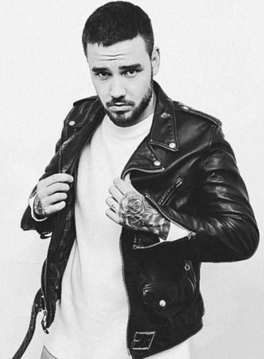 Liam Payne Biker Leather Jacket