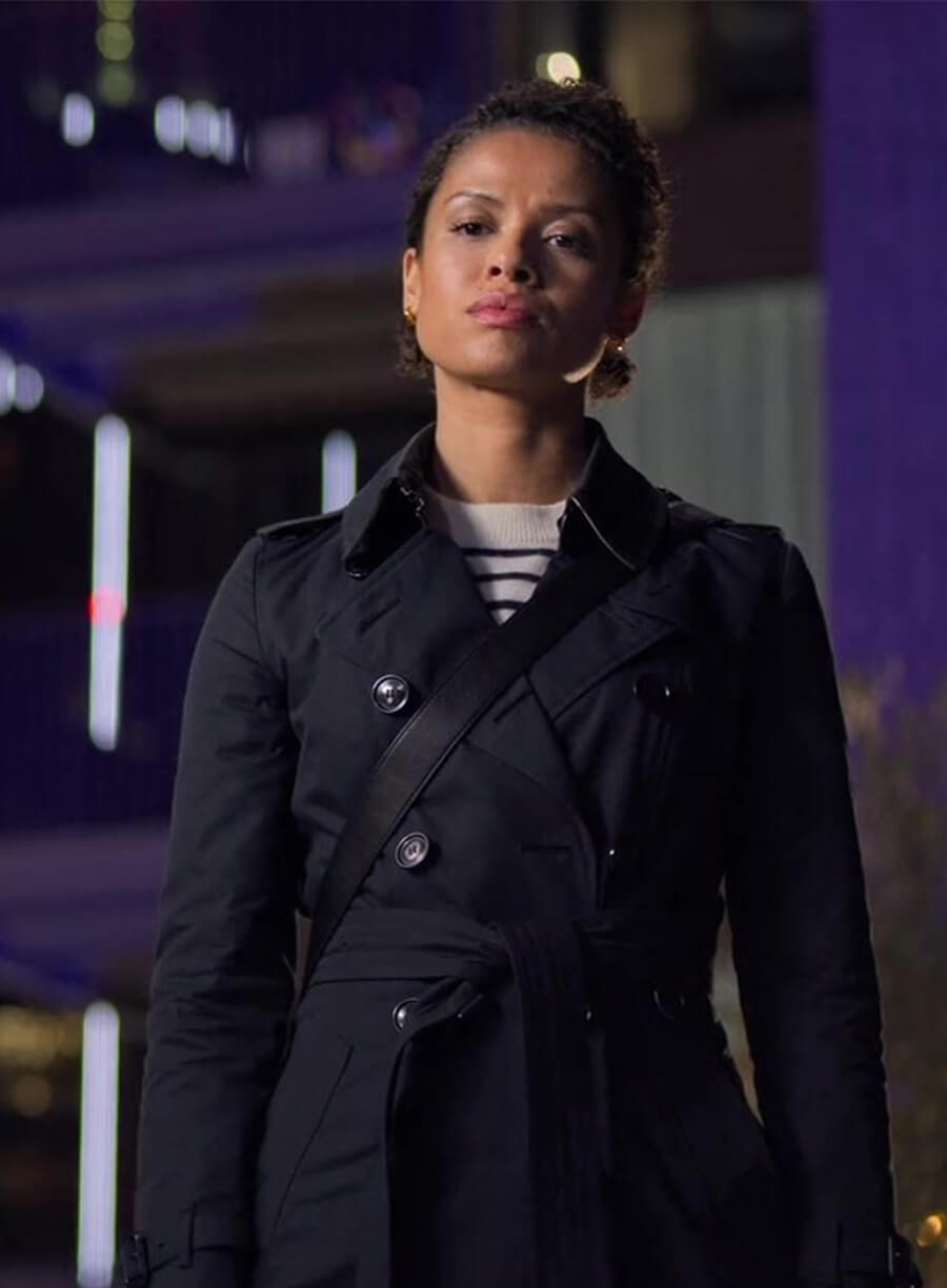 Gugu Mbatha-Raw Black Coat