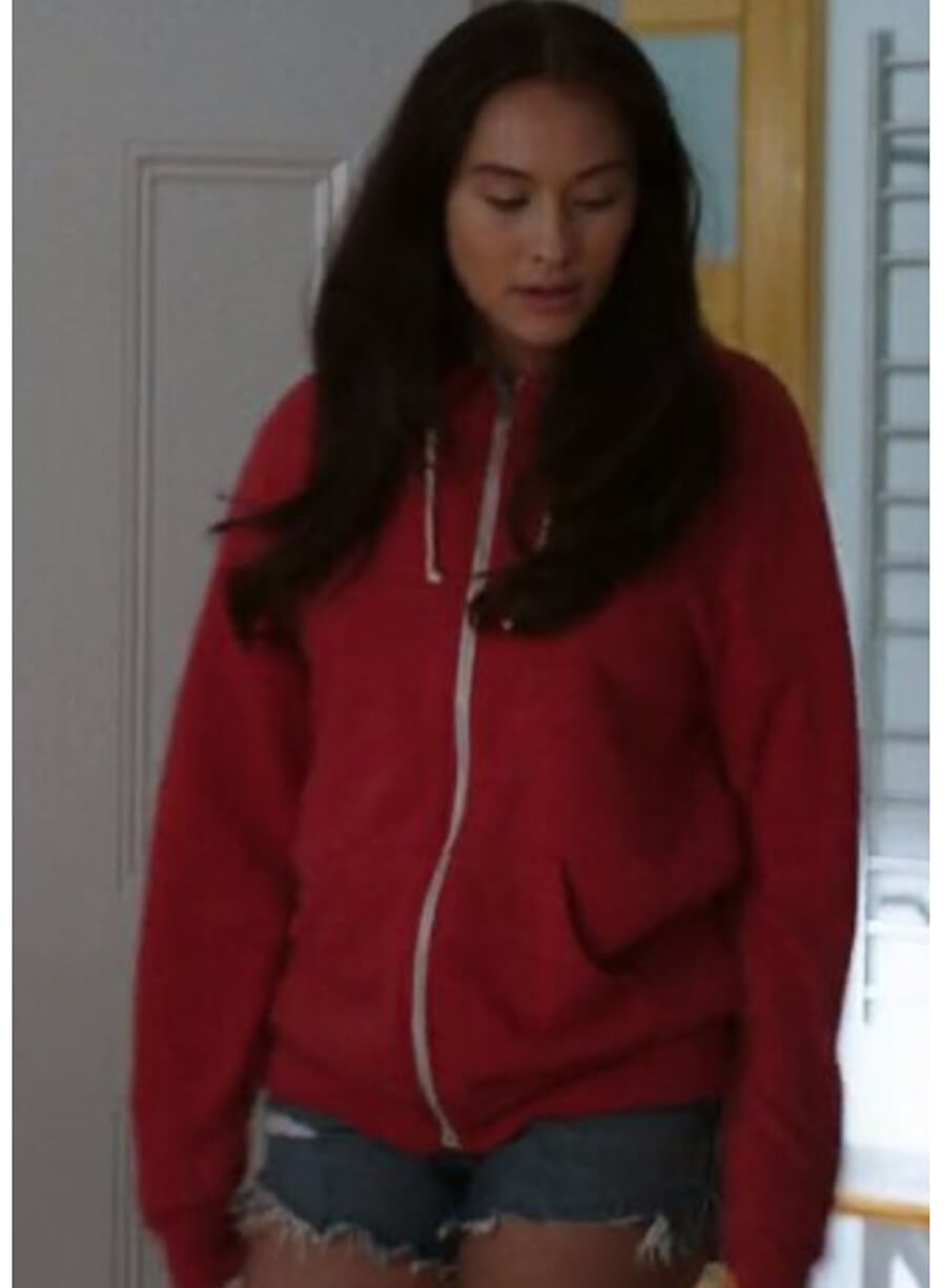 Lola Tung Belly The Summer I Turned Pretty Red Hoodie