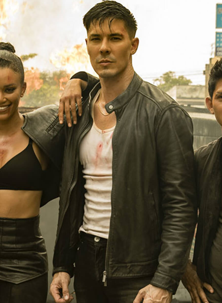 Lu Xin Lee Fistful Of Vengence Leather Jacket