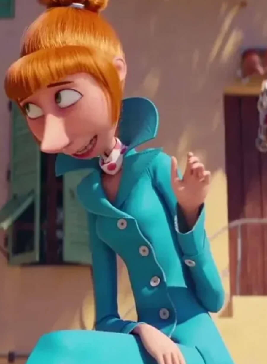 Lucy Wilde Despicable Me 3 Blue Long Coat