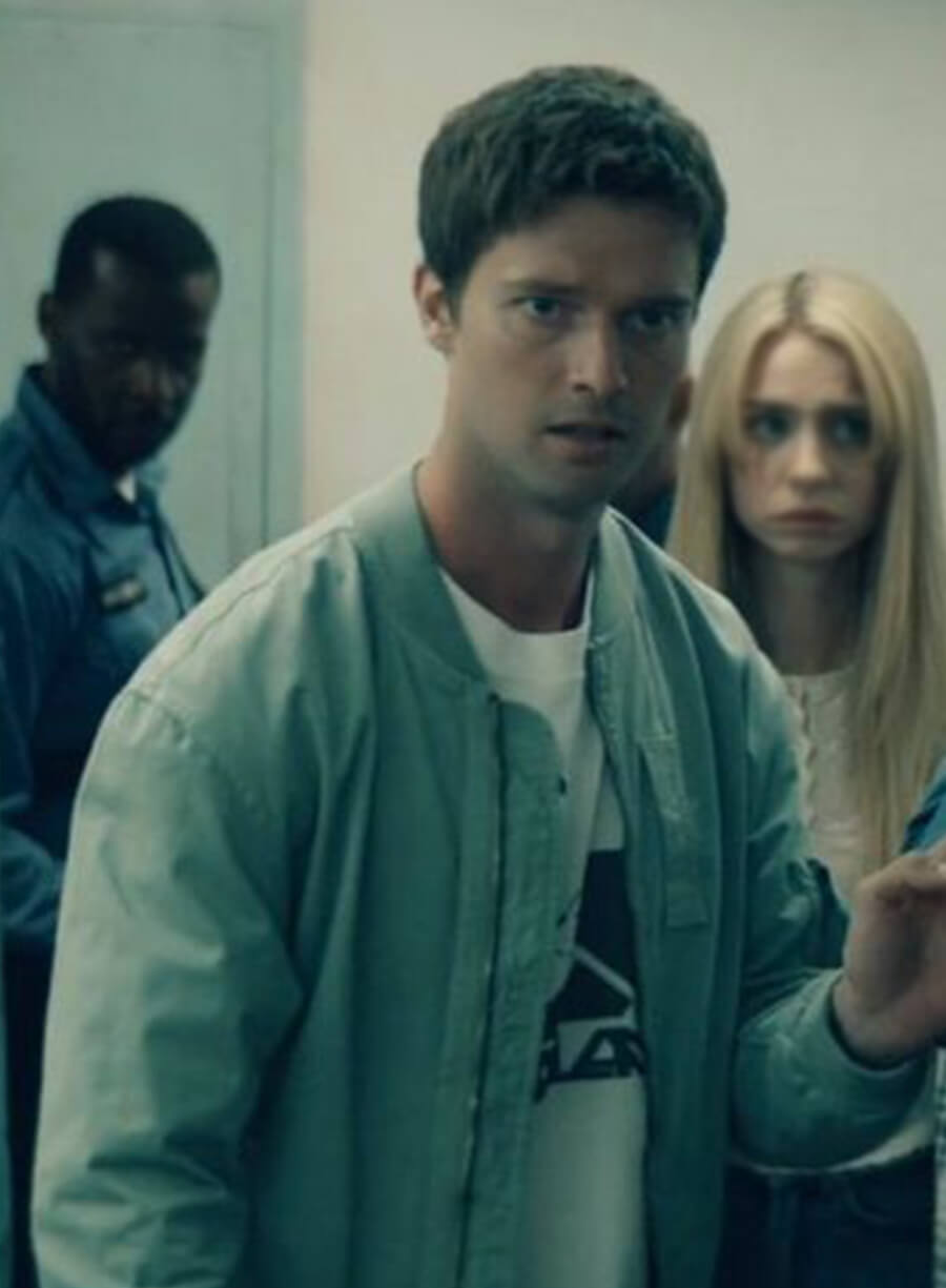 Luke Riordan Gen V S01 Blue Bomber Jacket