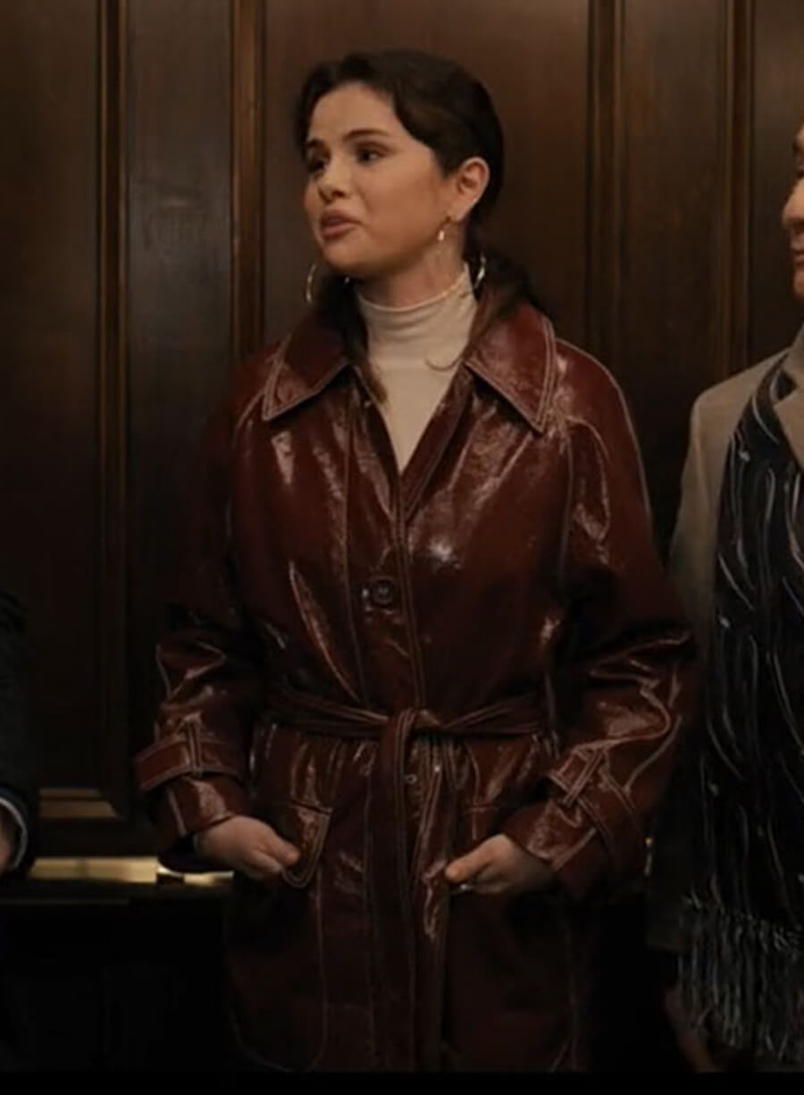 Mabel Mora Only Murders in the Building Leather Long Coat