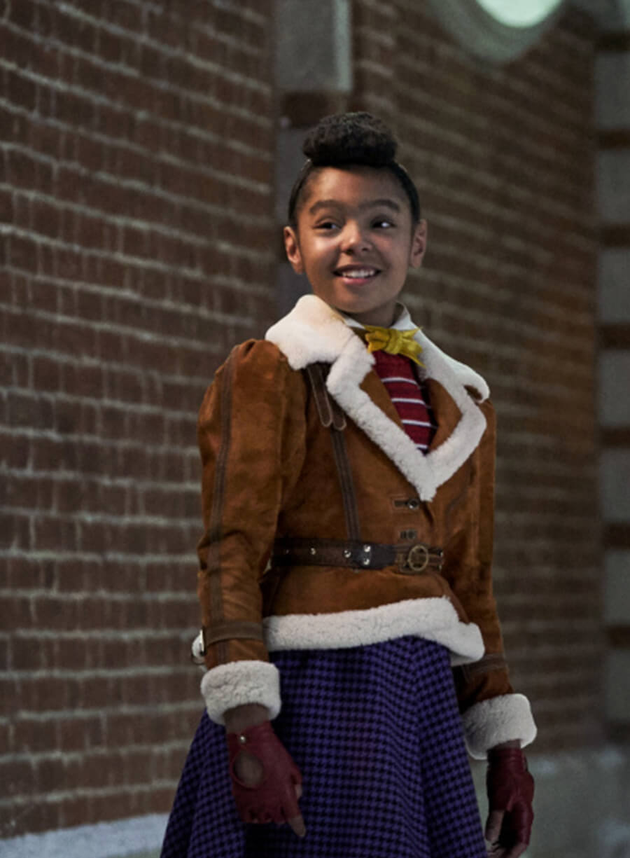 Madalen Mills Jingle Jangle: A Christmas Journey Suede Jacket