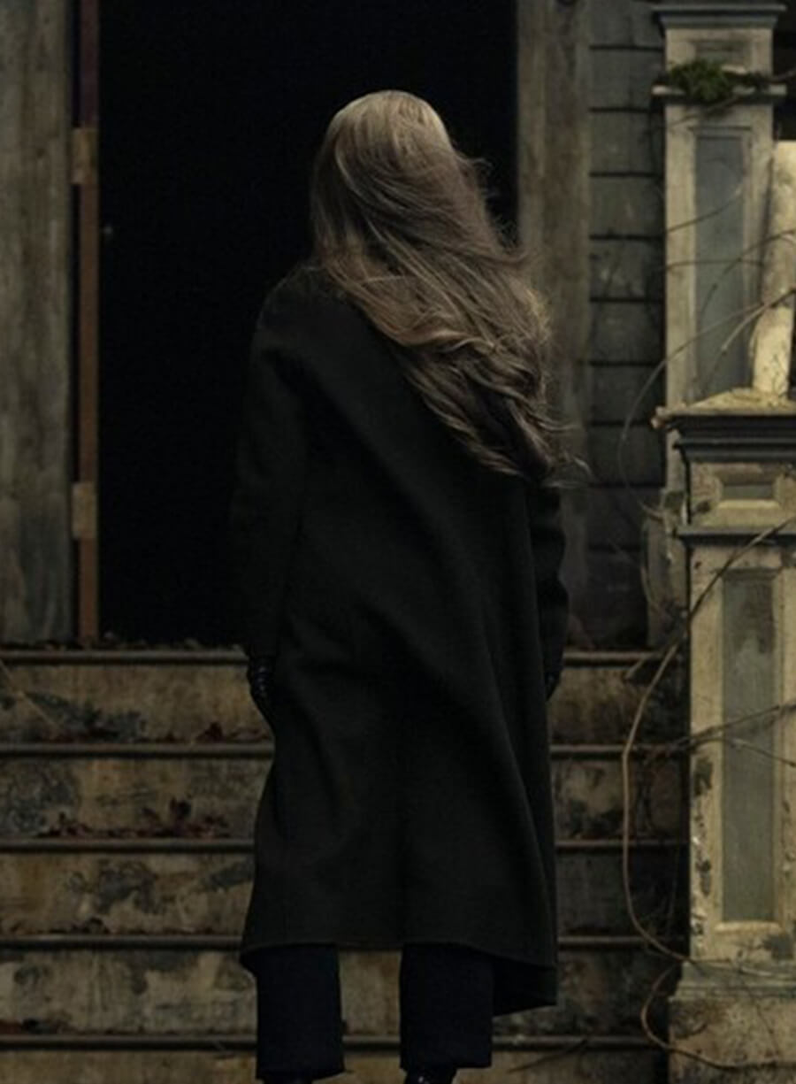 Madeline Usher The Fall of the House of Usher Black Wool Coat