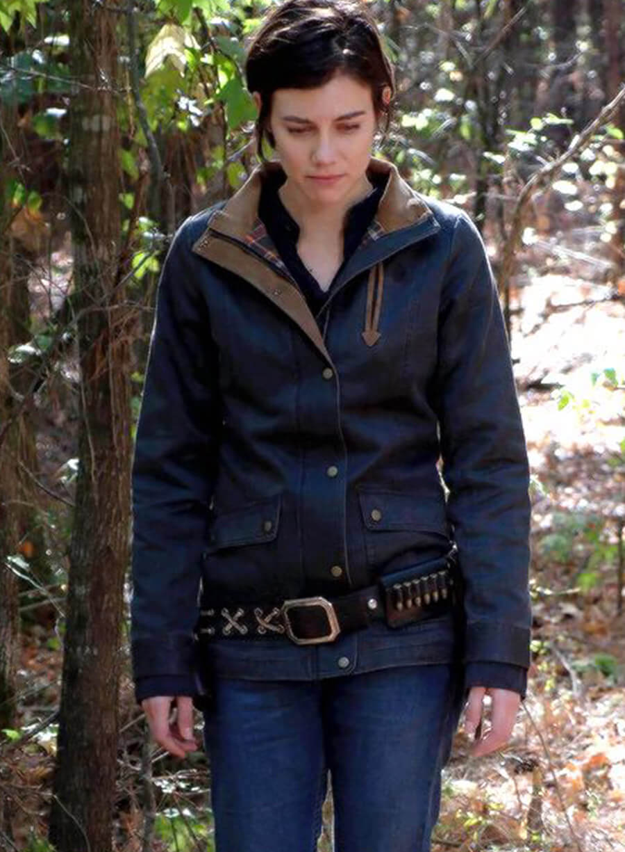 Maggie Rhee Blue Jacket