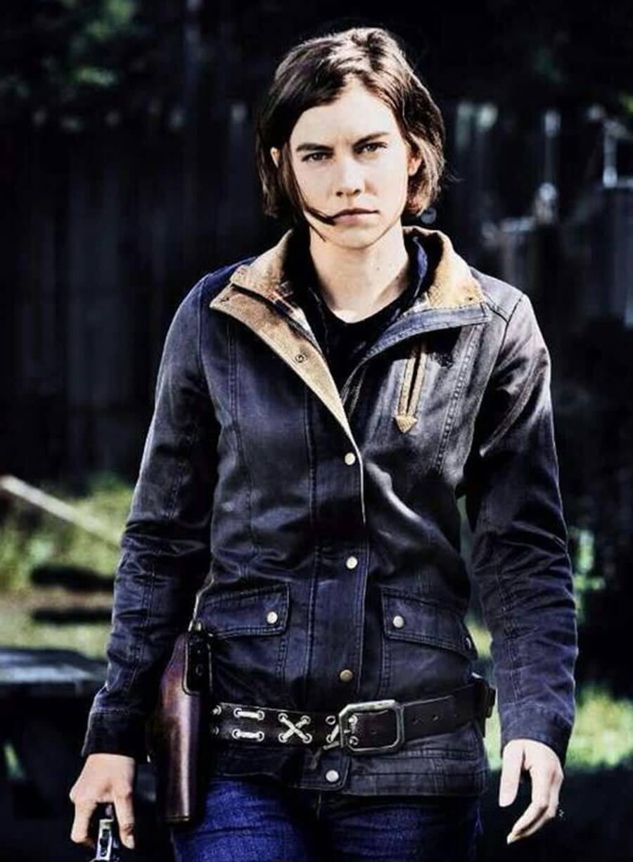 Maggie Rhee Blue Jacket
