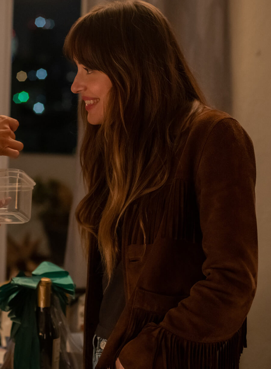 Maggie Sherwoode The High Note Brown Leather Jacket