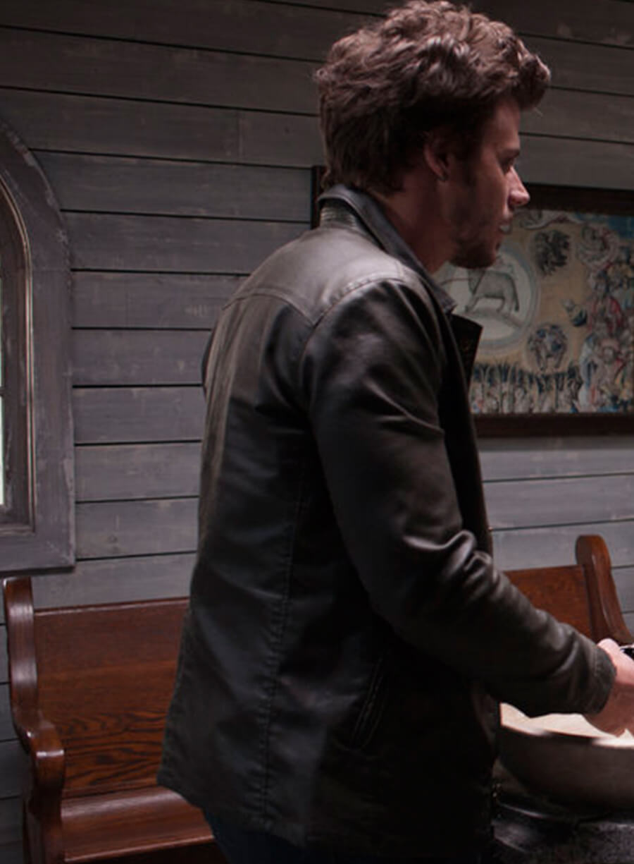 Manfred Bernardo Midnight Texas Black Leather Jacket