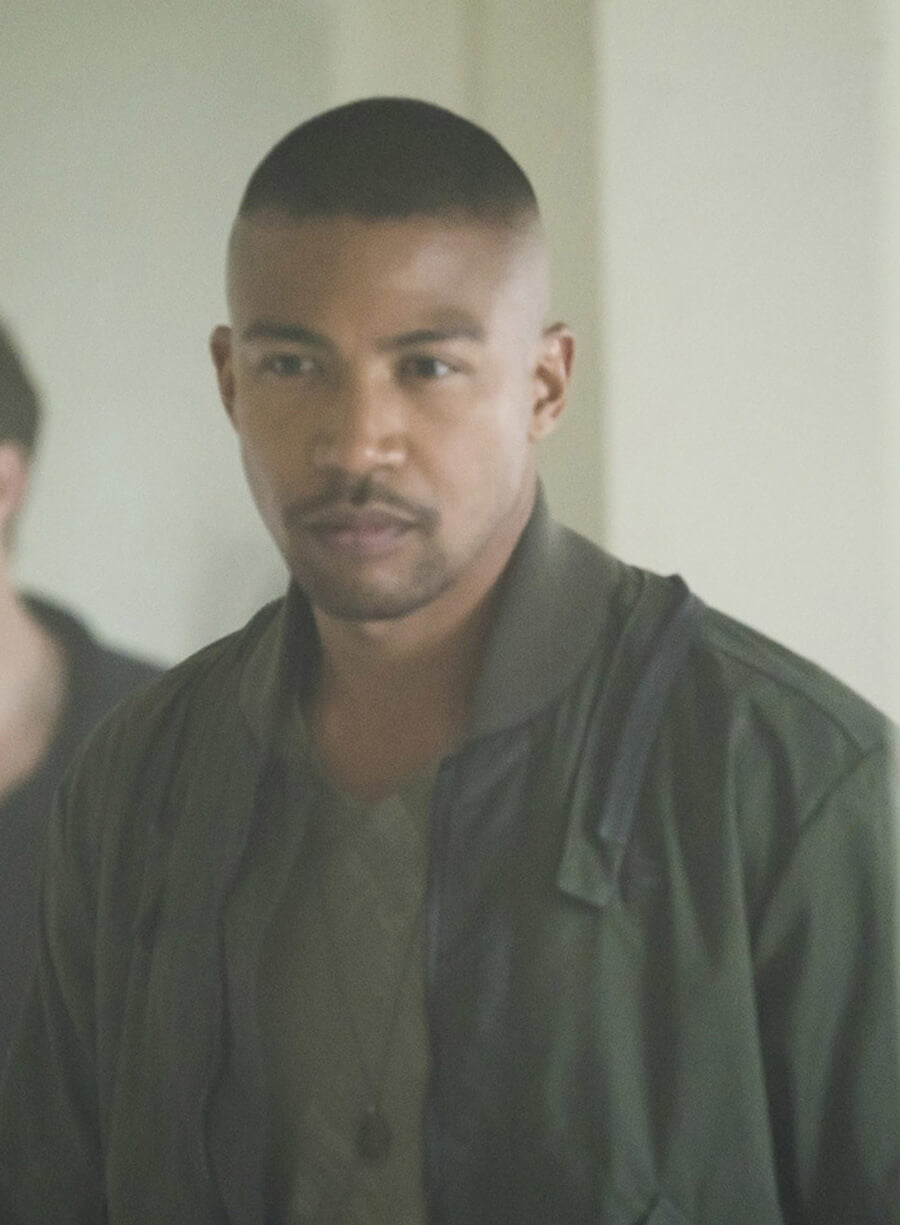 Marcel Gerard The Originals S05 Green Bomber Jacket
