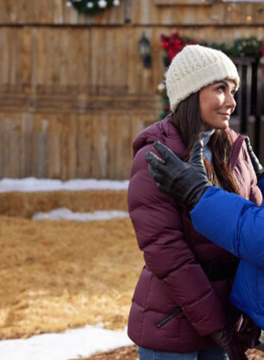 Marisol Nichols We Wish You a Married Christmas Puffer Jacket