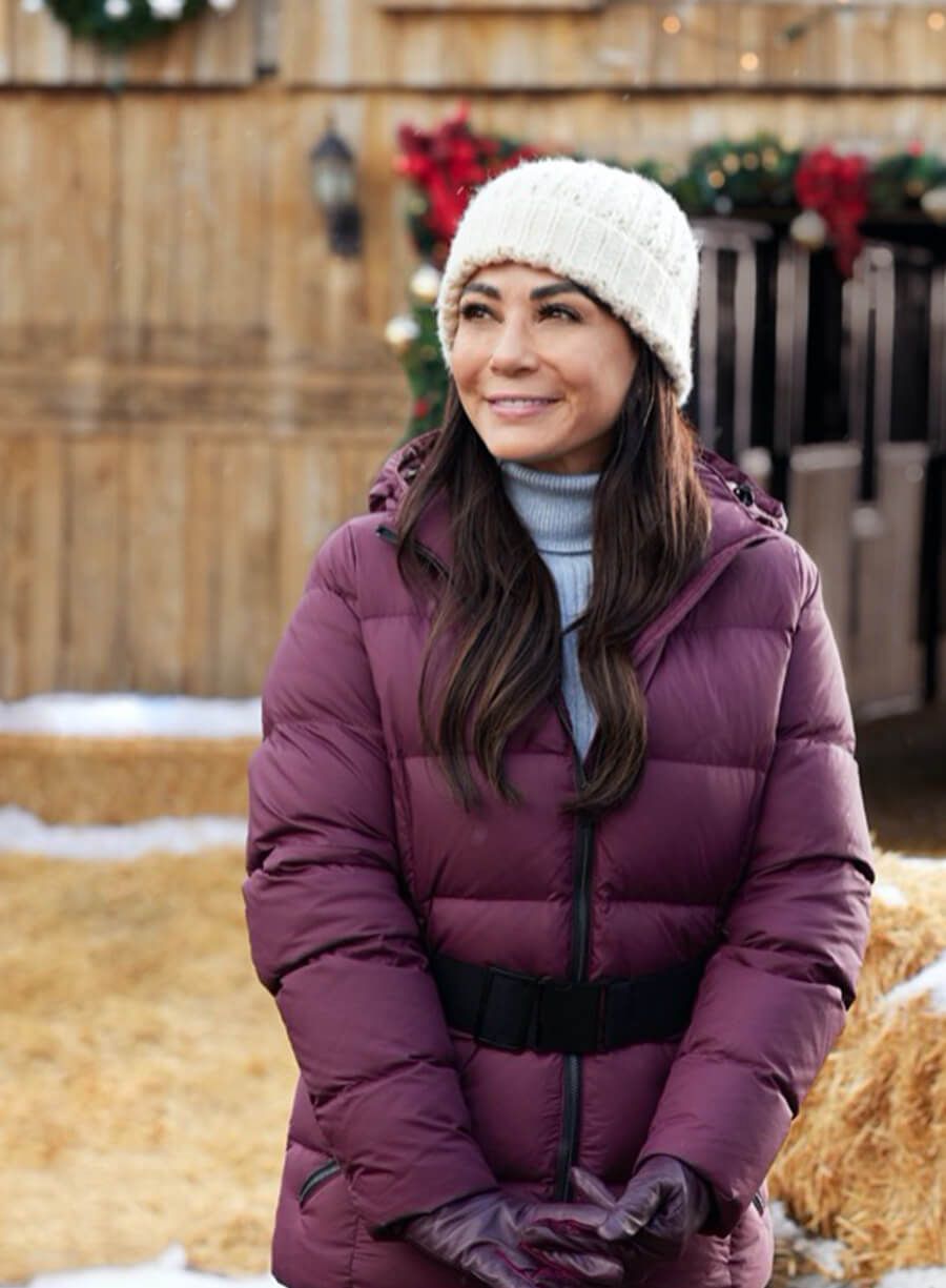 Marisol Nichols We Wish You a Married Christmas Puffer Jacket
