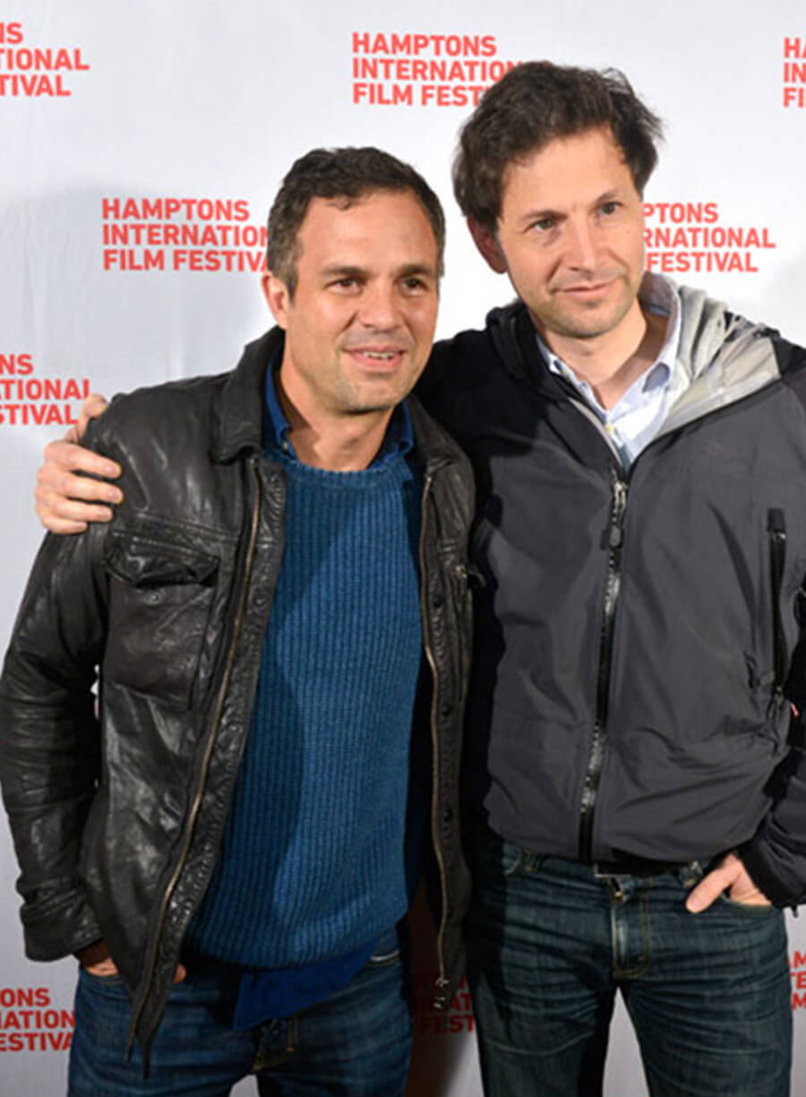 Mark Ruffalo Black Leather Jacket